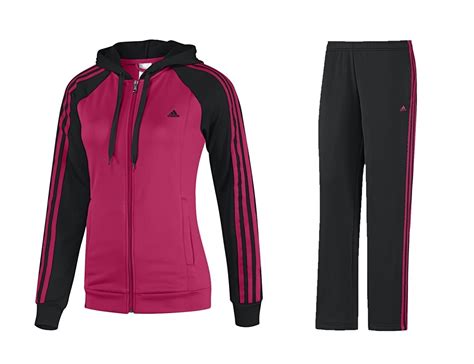 adidas schwarz pink anzug|Adidas Sportanzüge für Damen online shoppen .